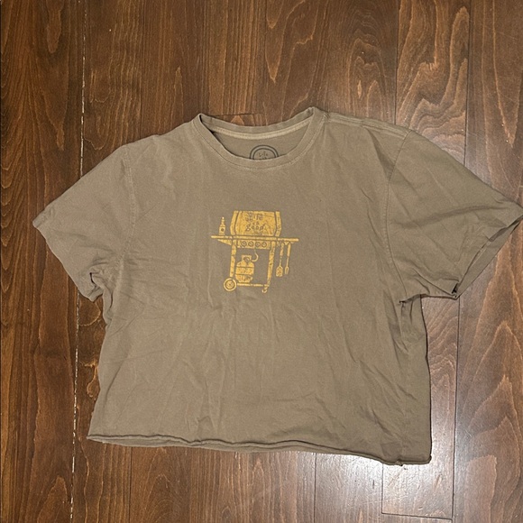 Life Is Good Other - Life Is Good Cropped light Olive BBQ T-Shirt L
